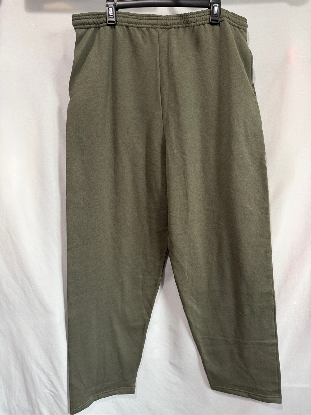 Olive Green Relaxed Pants - Women's Sweat Pants
